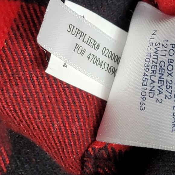 Chaps Buffalo Plaid 1/2 Zip Pullover Shacket Women's SZ LG - Picture 8 of 10